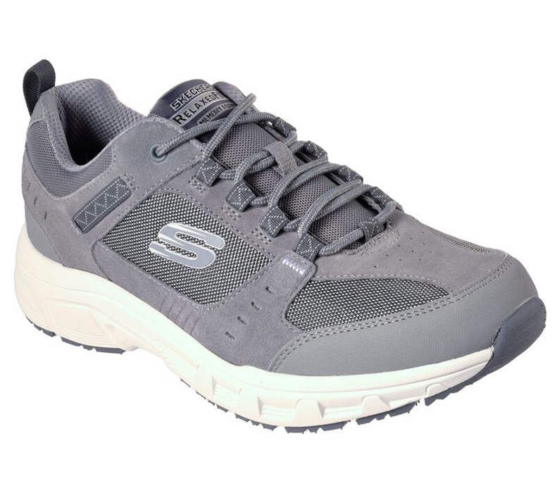 Skechers Relaxed Fit: Oak Canyon - Mens Sneakers Grey/White [AU-RI0481]